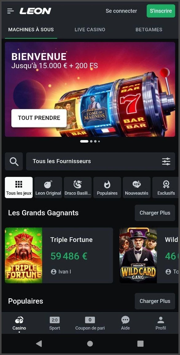 Découvrez les Offres de Casino en Ligne à Partir de Casino Léon en France, leon casino en ligne Découvrez les Offres de Casino en Ligne à Partir de Casino Léon en France, leon casino en ligne